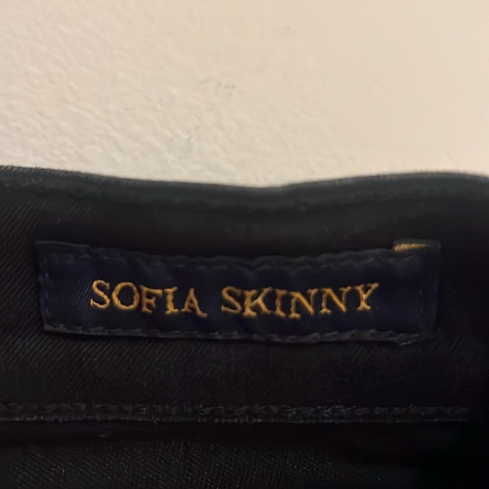 Lucky Brand Black Sofia Skinny Jeans Size 10/30 Regular EUC - Picture 3 of 7